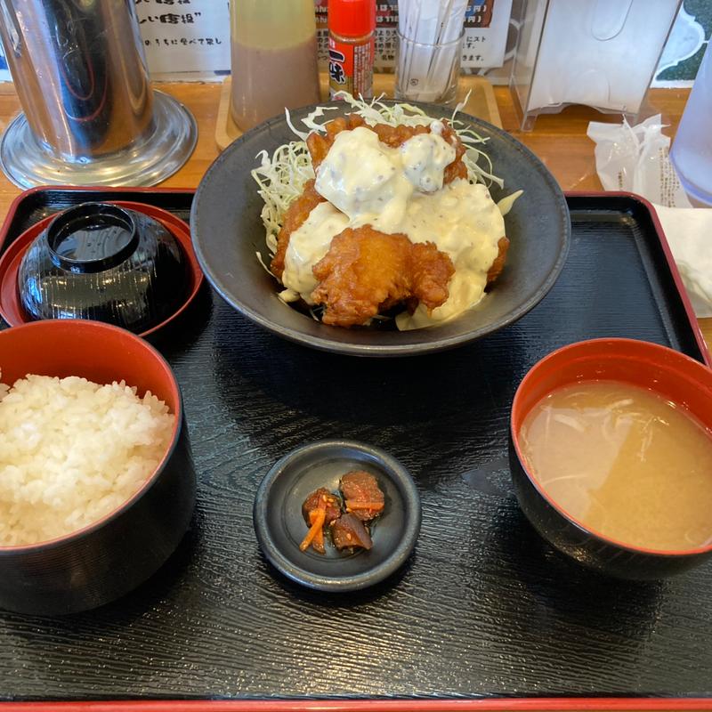 チキン南蛮定食(はざま屋の唐揚専門店（新中島店）)