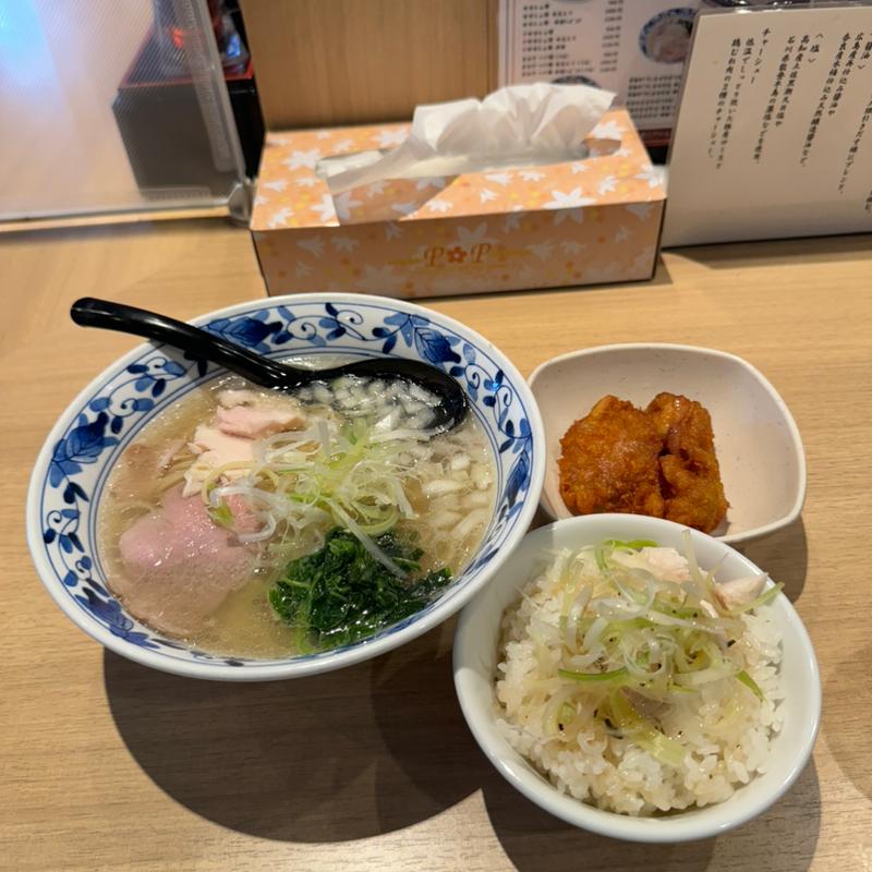 平日限定セット(貝出汁らぁ麺海美風 浅草店)