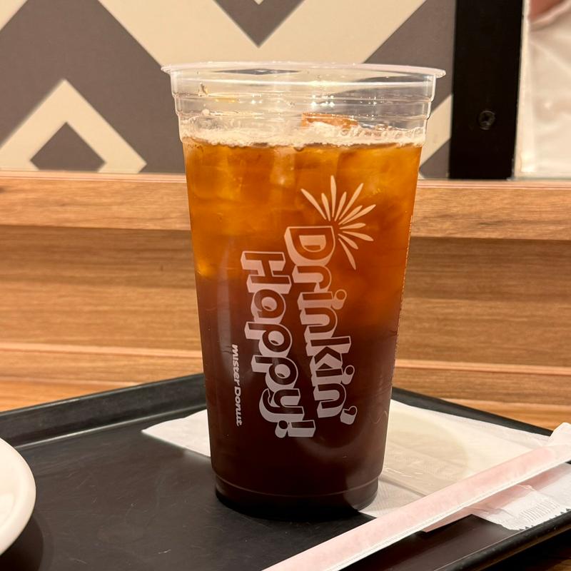 アイスコーヒー(M)(ミスタードーナツ セントラルパークショップ)