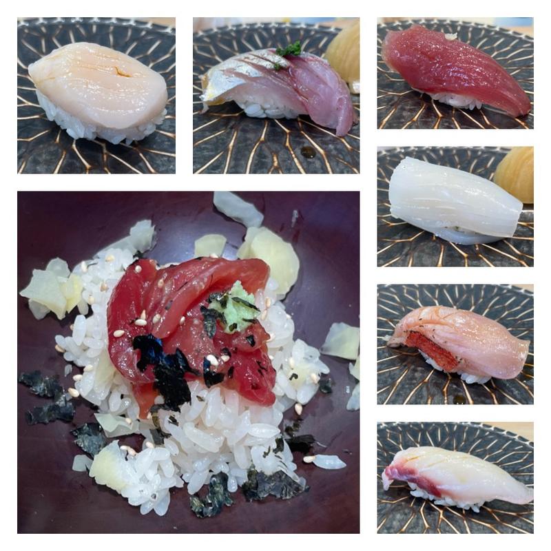 1,980円ランチコース(立ち食い寿司極 名駅4丁目店)