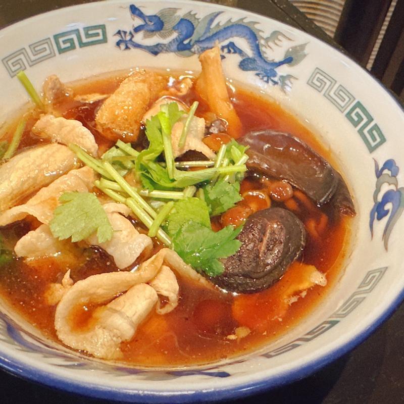 二種のつけそば（温汁）(柳麺まる重)