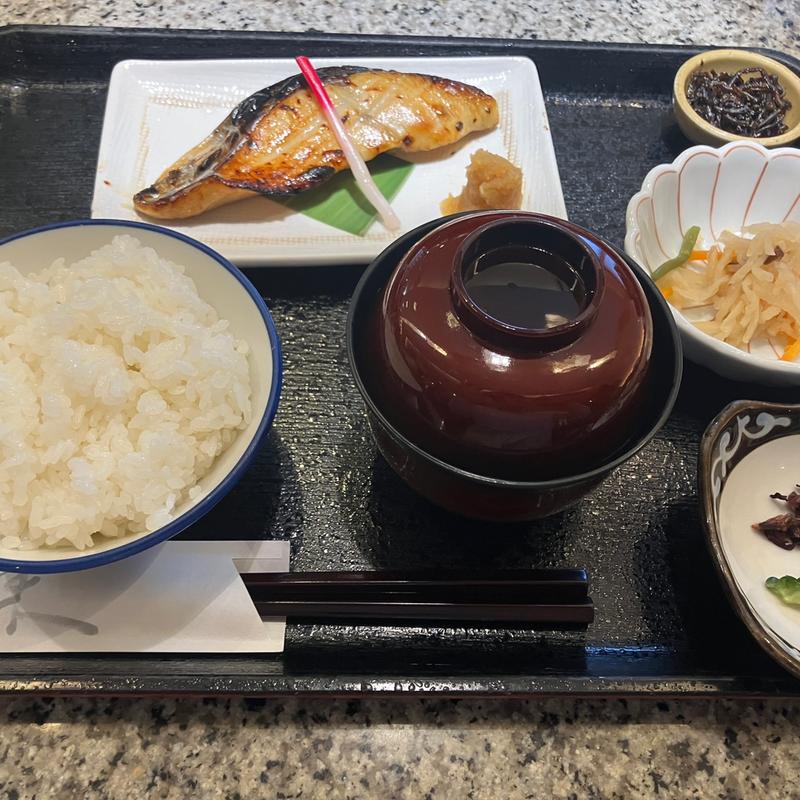 本さわら粕漬け定食(魚久イートインあじみせ本店)
