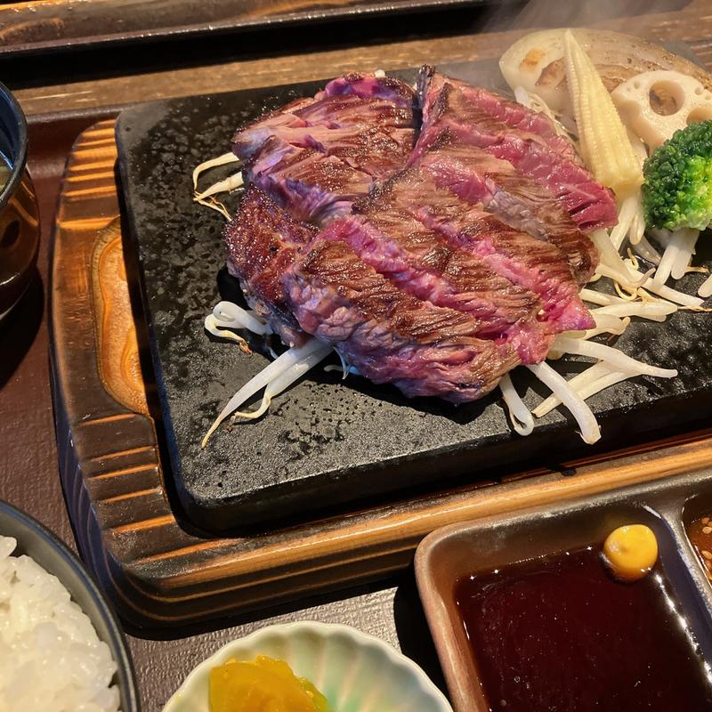 えん家ステーキ御膳（150g）(えん家 姫路飾磨店)