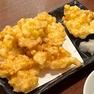 トウモロコシの天ぷら(茄子美)