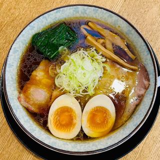 鶏中華そば 煮卵(中華そばOKAMURA)