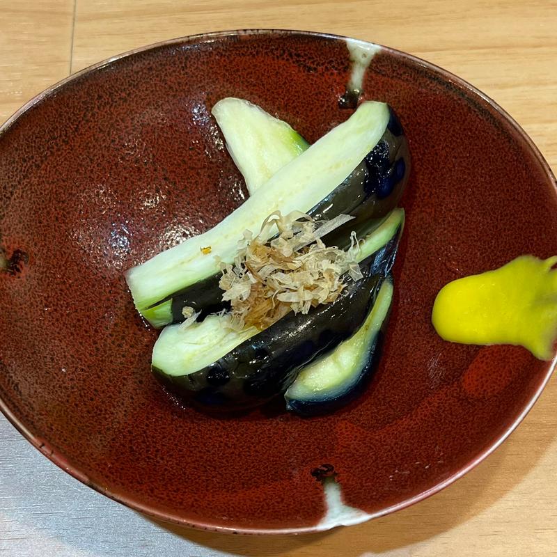 水茄子(酒のあて鮨謹賀福島店)