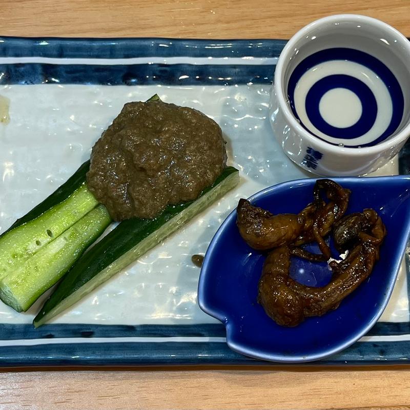 父の日イベント、うな重のおまけ(酒のあて鮨謹賀福島店)