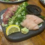 鶏のレバ刺し