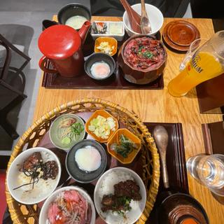 食べ比べひつまぶし(和牛と米 三芳亭)