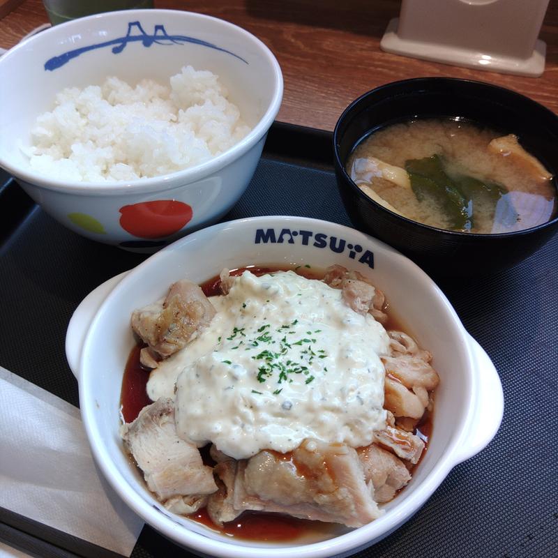 ごろごろチキンの和風タルタル定食(松屋 一関店)