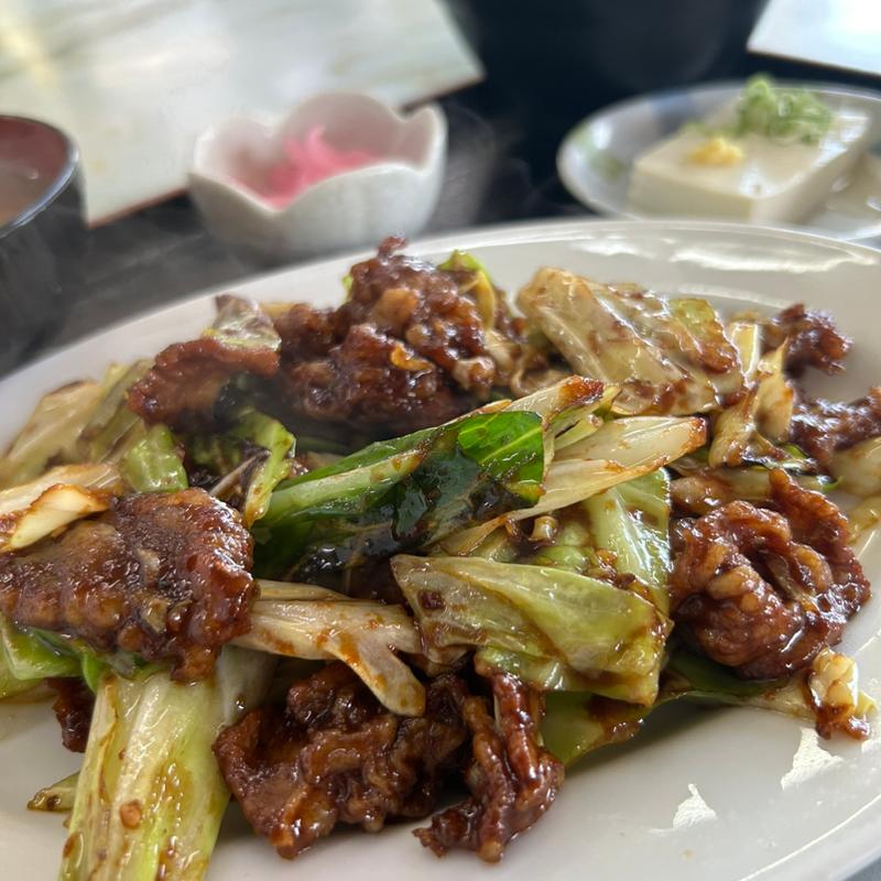 牛焼肉定食(川森食堂 )