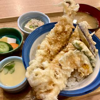 活〆穴子天丼(いけす道場魚家 深川一号店 （イケスドウジョウサカナヤ）)