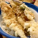 活〆穴子天丼(いけす道場魚家 深川一号店 （イケスドウジョウサカナヤ）)