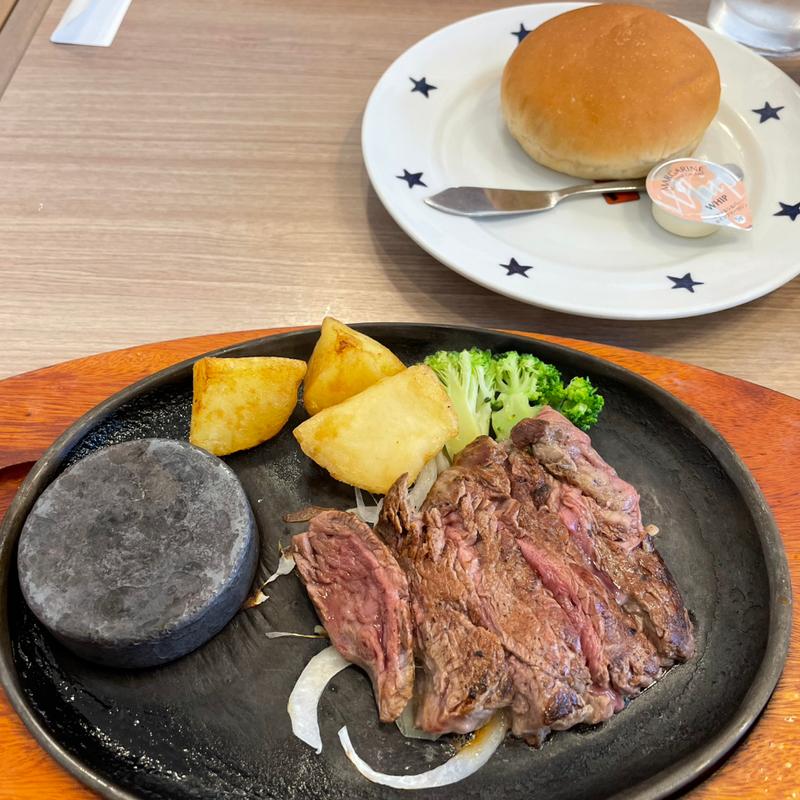 カットフィレステーキランチ(ステーキのどん 茅ヶ崎店)