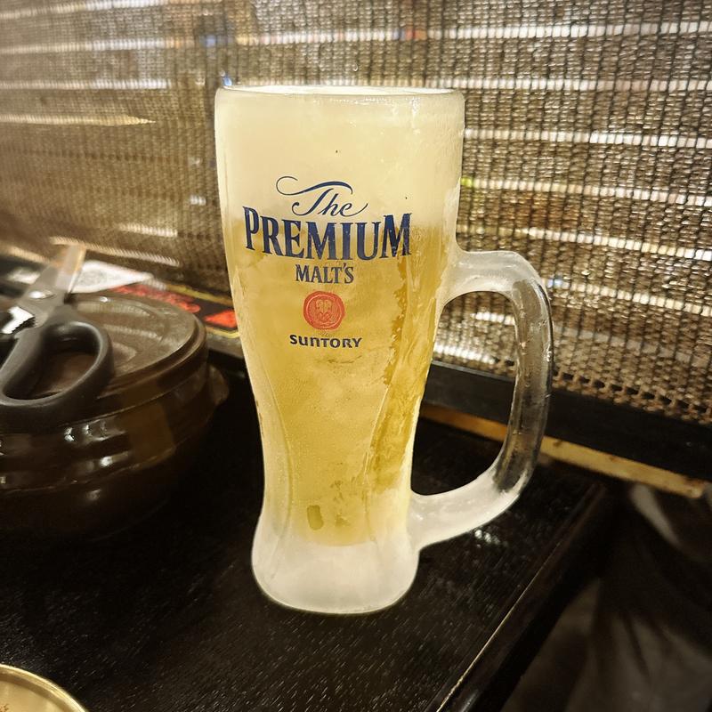 ザ・プレミアム・モルツ 生ビール 中(兄夫食堂 赤坂本店)