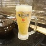 ザ・プレミアム・モルツ 生ビール 中(兄夫食堂 赤坂本店)