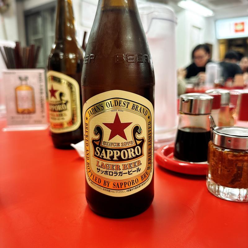 瓶ビール 赤星 中(麻布チャーシュー軒)