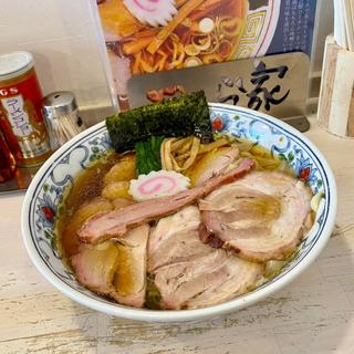 ワンタンチャーシュー麺 麺固め(つむら家)