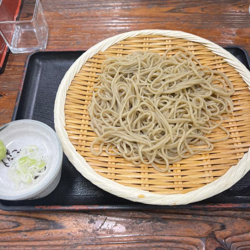 もりそば(手打そば 松葉茶屋)