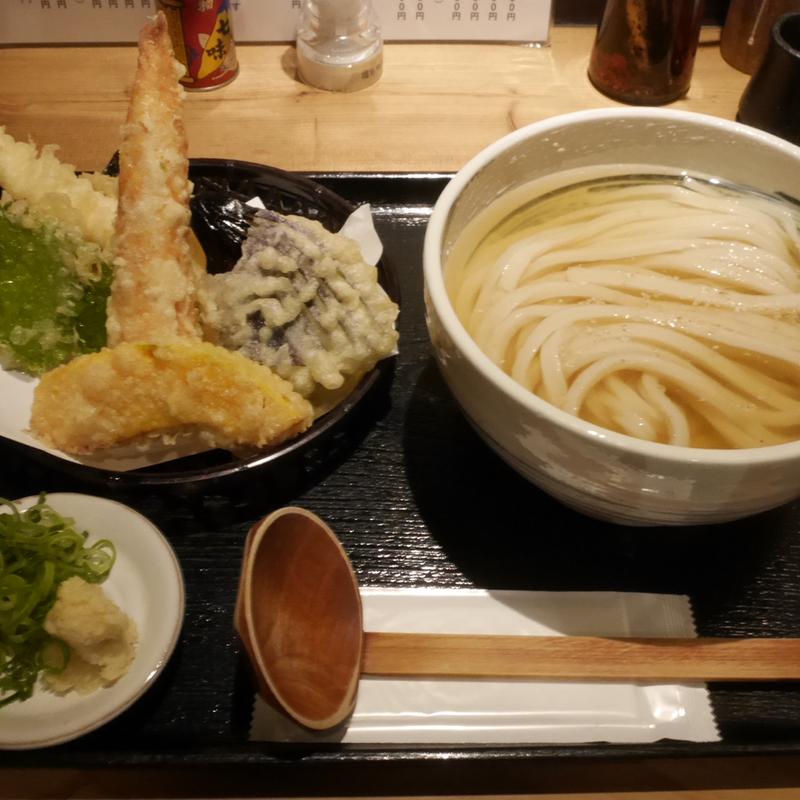 ひやかけ海老天うとん(ほんまもんうどん 福ちゃん)