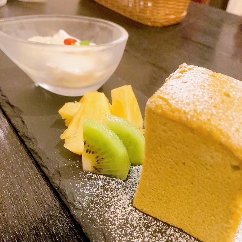 中国茶とデザートのセット(點心菜 茶號)