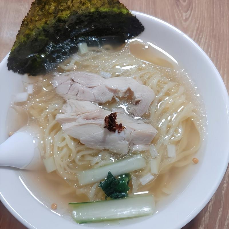 昆布の塩らーめん(塩生姜らー麺専門店MANNISH 淡路町本店)