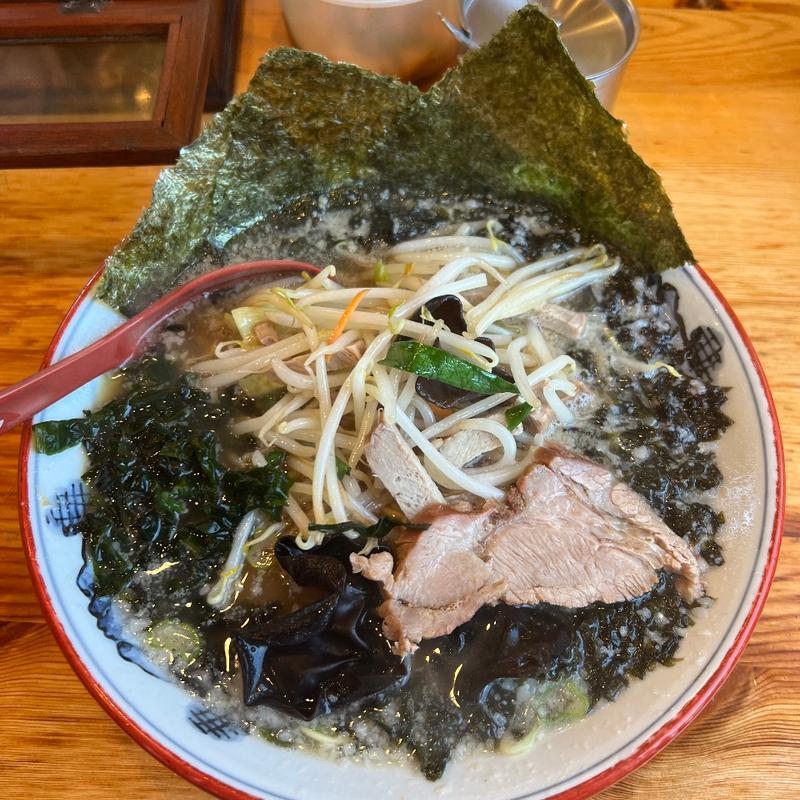 ラーメン　野菜　コリコリ岩のり(椿　ラーメンショップ 木立店 )