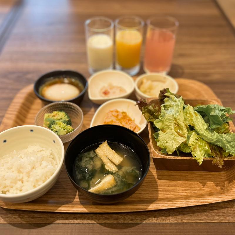 朝食(丁字屋KASHIWA-NO-HA)