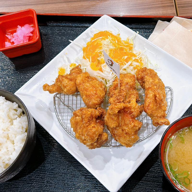 からあげ定食並（5個）(からあげ、定食、丼 がブリチキン。アリオ川口店)