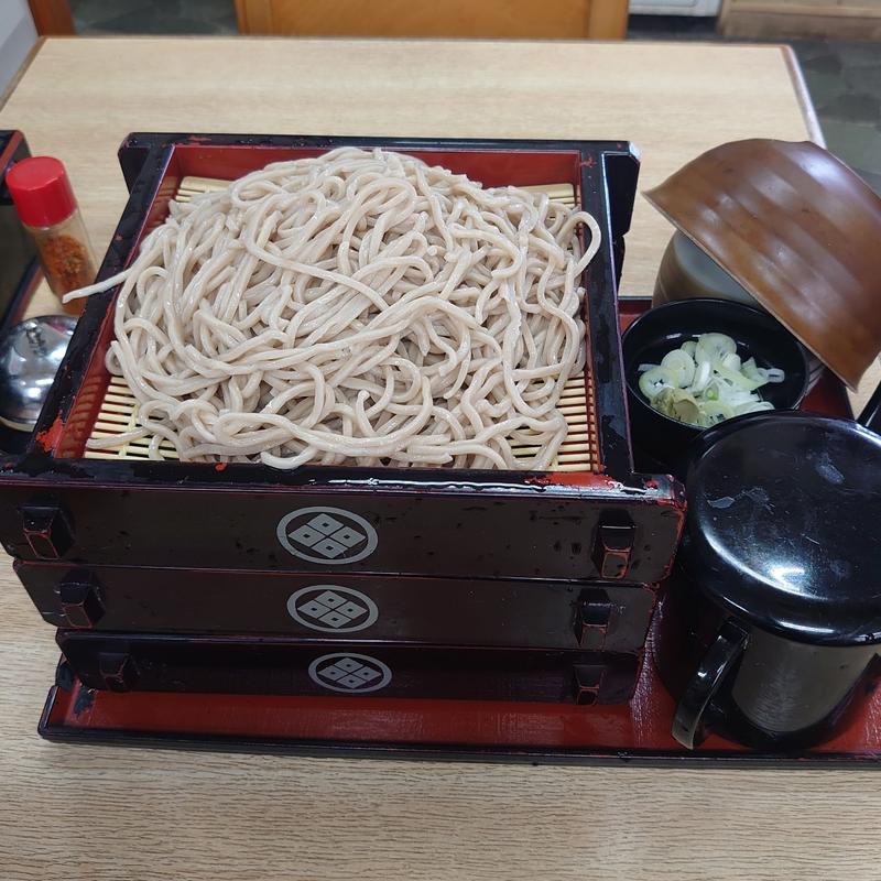 せいろ＋メガ盛り(そば処きぬ )