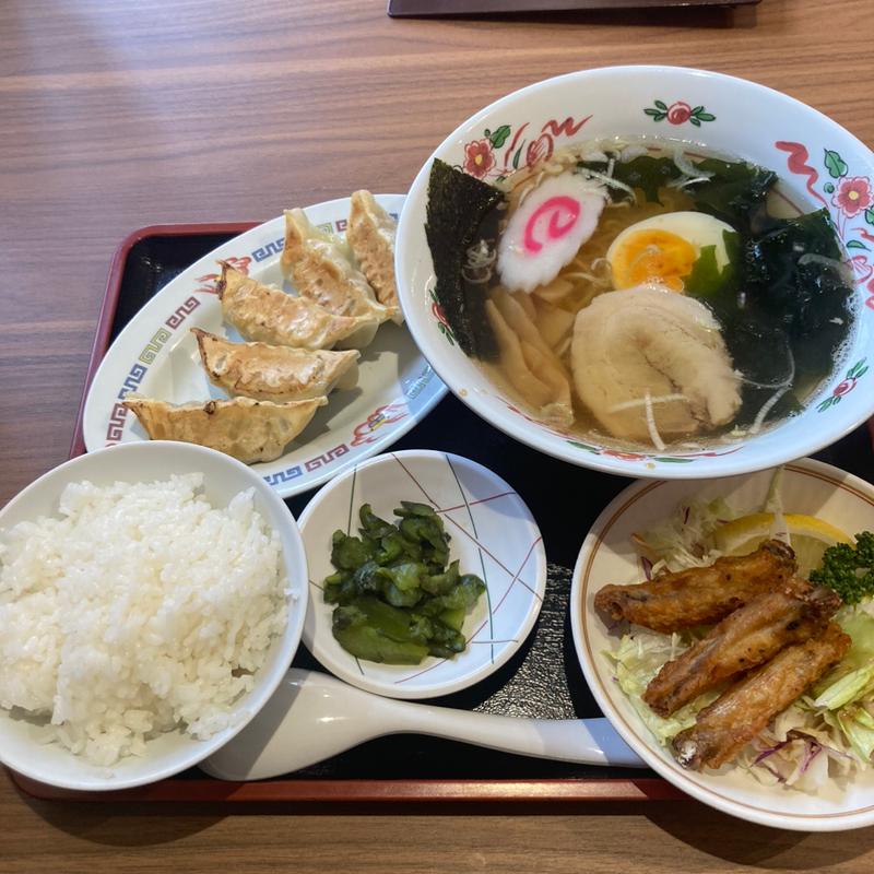 餃子ラーメン定食(宇都宮餃子館西口駅前中央店)