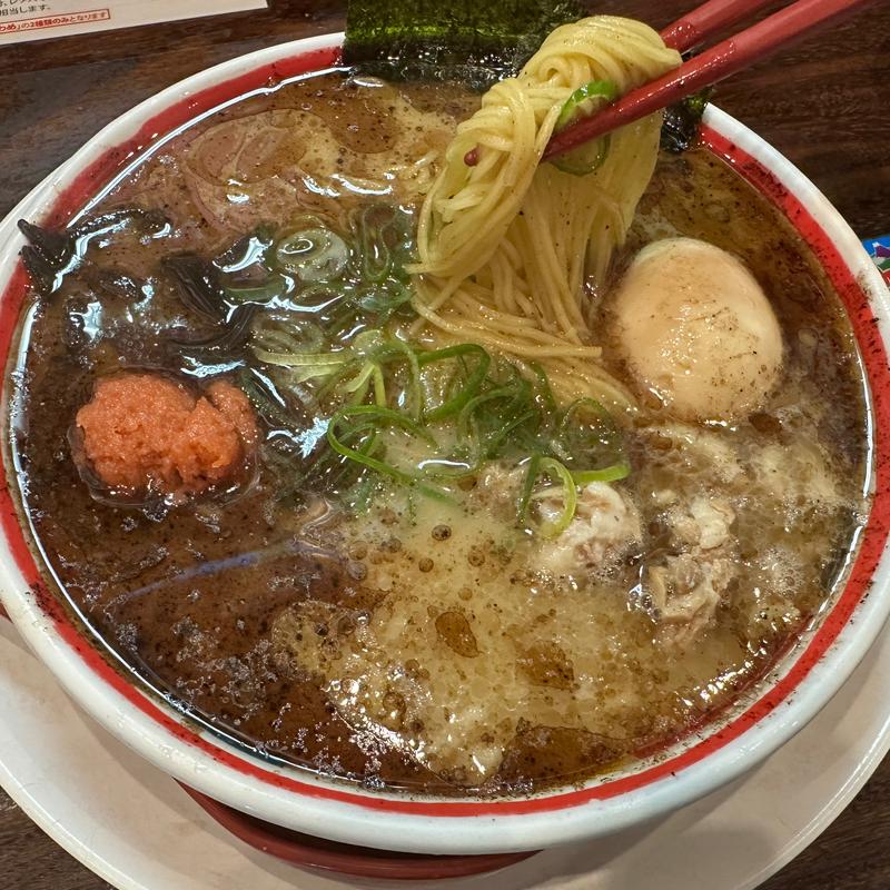 こぼんしゃん味玉・めんたいこ入り(九州じゃんがららあめん 原宿店 )