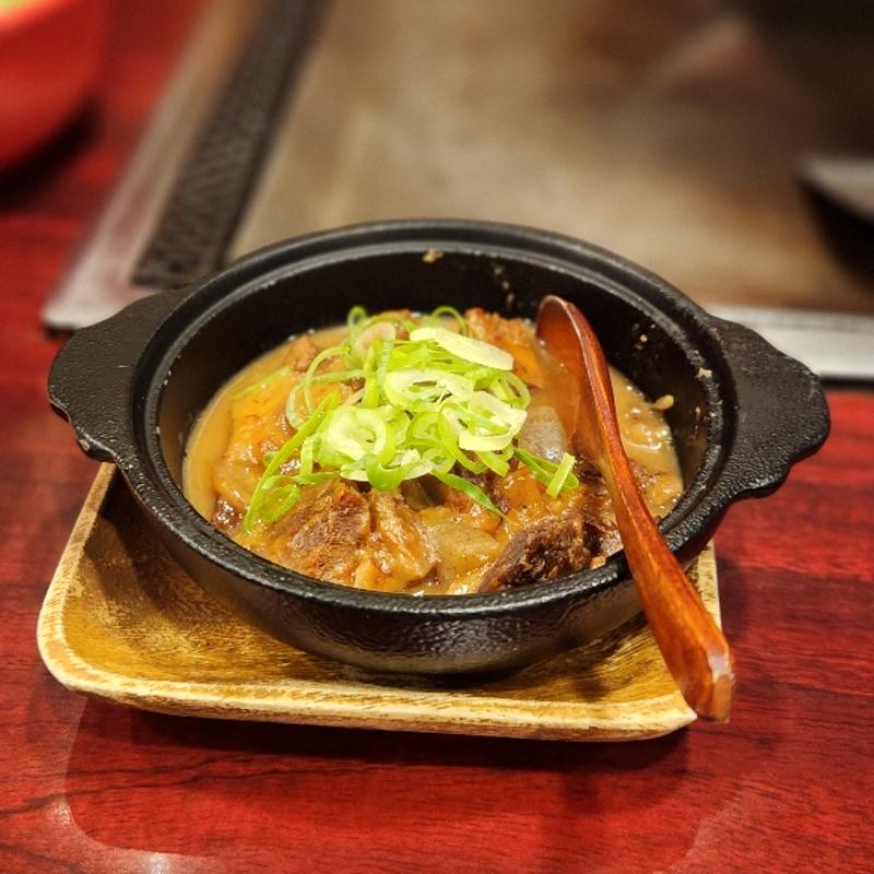 国産牛のどて焼(お好み焼ゆかり 曽根崎本店)