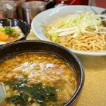 和節とんこつ醤油つけ麺(ラーメン山岡家 上三川店)