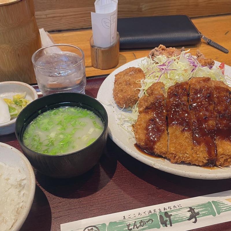 上ヒレカツ定食(とんかつ竹亭 イオン隼人国分店 )