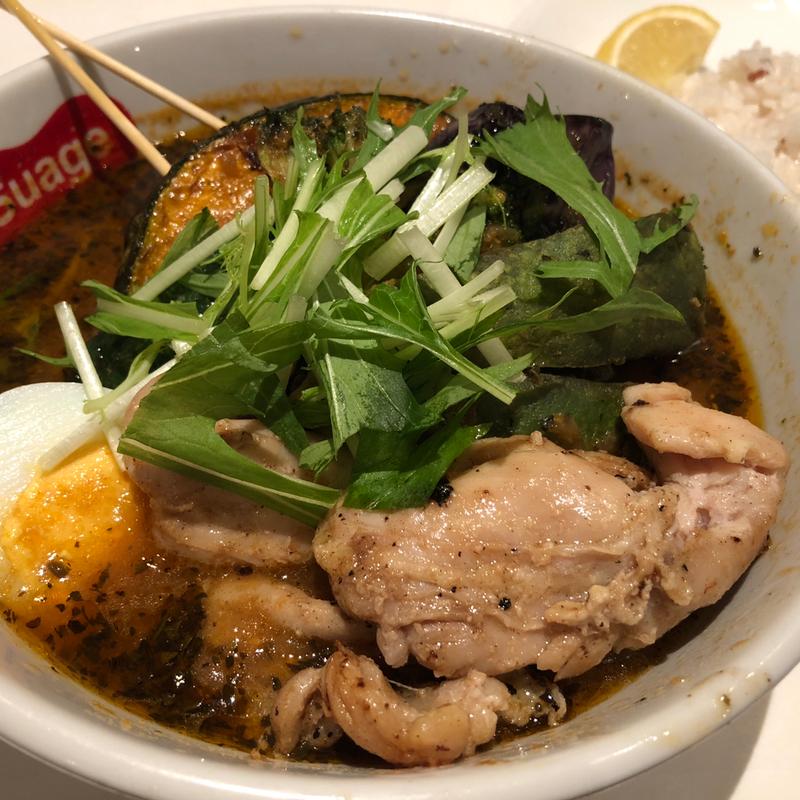 せせりの塩麹漬けカレー(北海道スープカレー　Suage丸の内店)