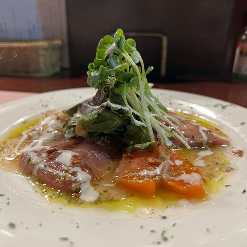 魚のカルパッチョ(楽楽座)