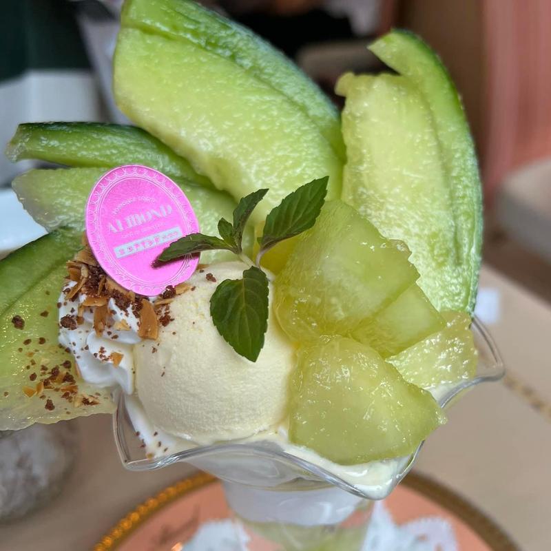 メロンパフェ(アマンド 六本木店)