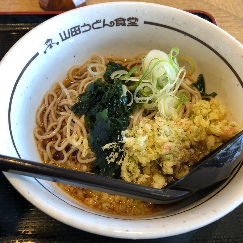 冷やしたぬきそば(山田うどん食堂 太田50号バイパス店)