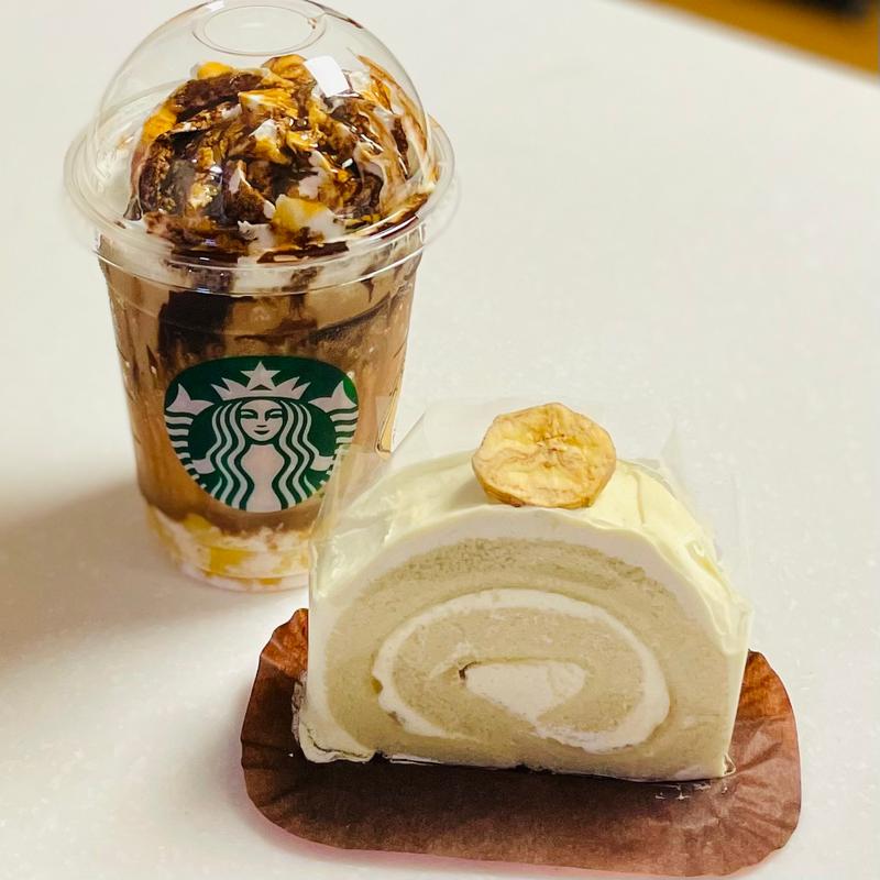 バナナの米粉ロールケーキ(スターバックス コーヒー エキア プレミエ 和光店)