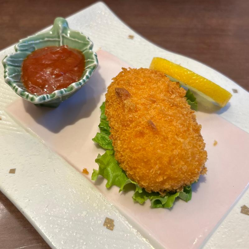 かにクリームコロッケ(松戸甲羅本店)