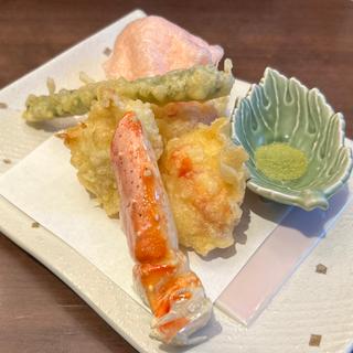 たらば中落ち天ぷら(松戸甲羅本店)