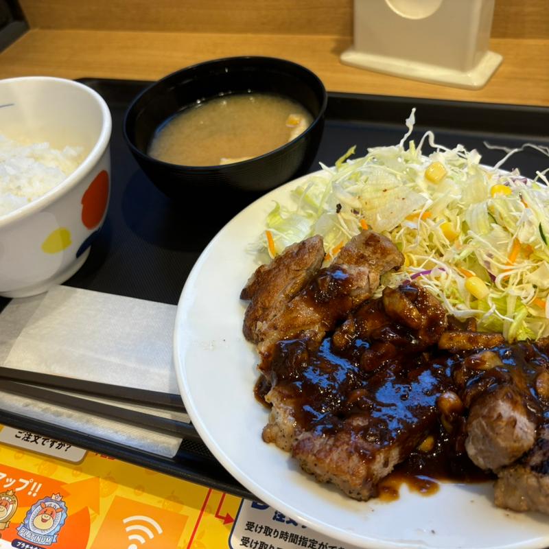 極厚200gトンテキ定食(松屋 渋谷清水橋店 )