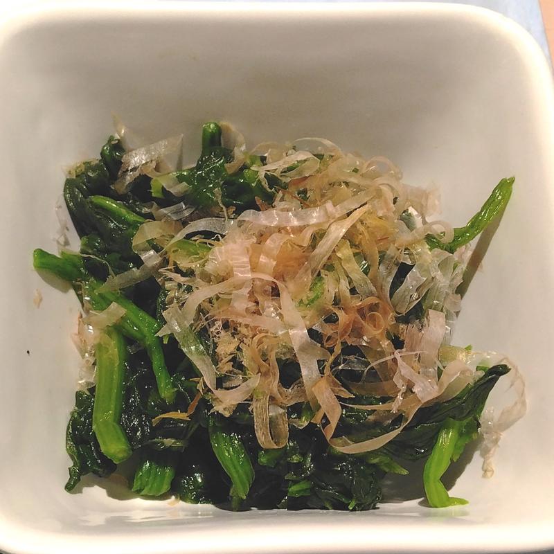 ほうれん草のおひたし(東京科学大学つばめ生協すずかけ台食堂)