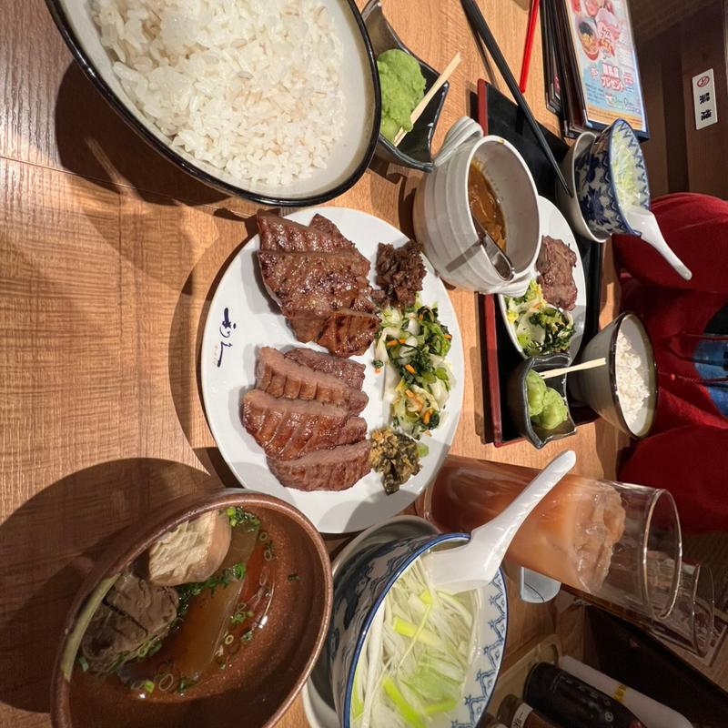 牛タン味くらべ定食(利久 富谷あけの平店 （リキュウ）)