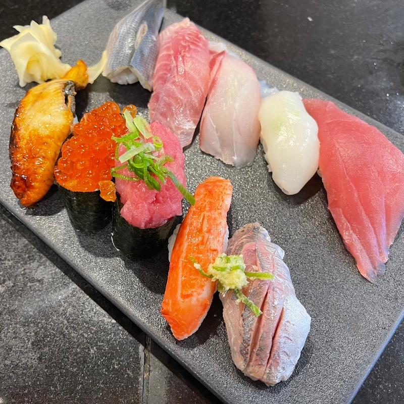 10貫ランチ(沼津 魚がし鮨　メイワン浜松店)