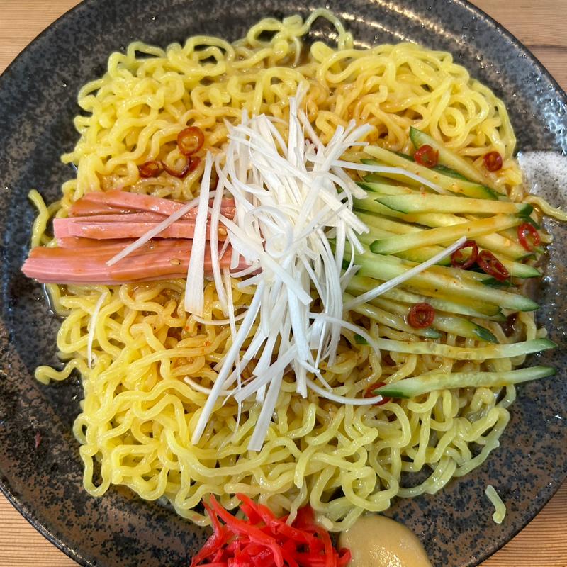 ネギ辛味噌冷やし(ラーメンさんぱち 名護店 )