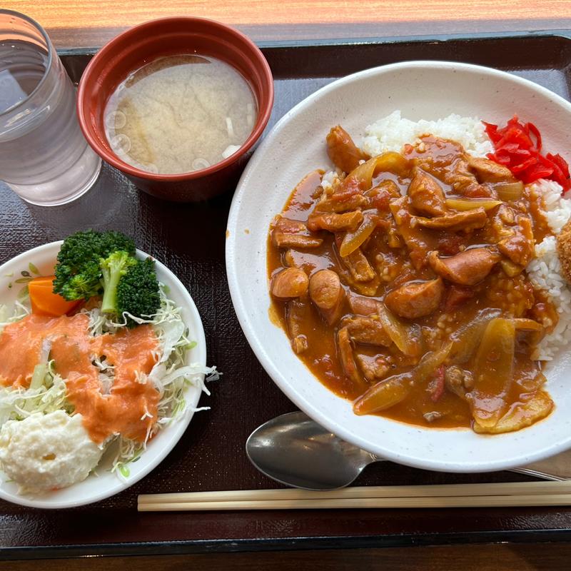 Cセット　ポークカレーチョリソー入り(湾岸食堂 本店)