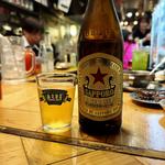 サッポロ赤星ラガー(大衆酒場 チャン栓チャン)