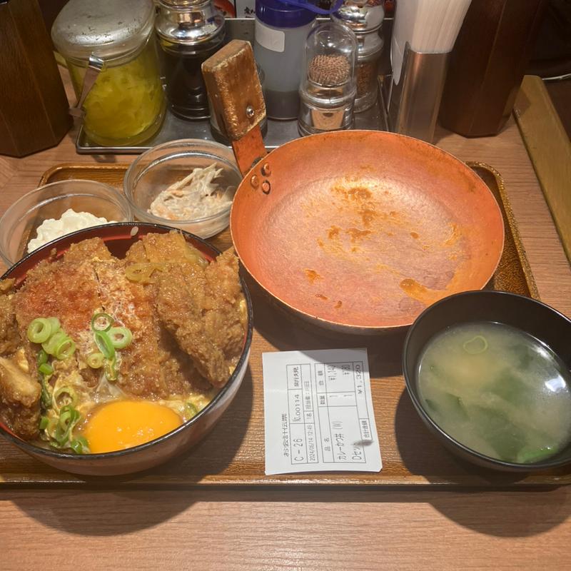 カレーかつ丼　ダブル(祭太鼓 大阪駅前第2ビル店)